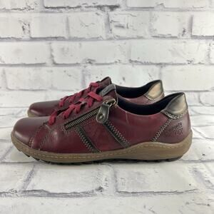 Remonte R1426-35 Liv 26 Sneakers Women's 39 ( US 8 ) Comfort Shoes Red Lace Up